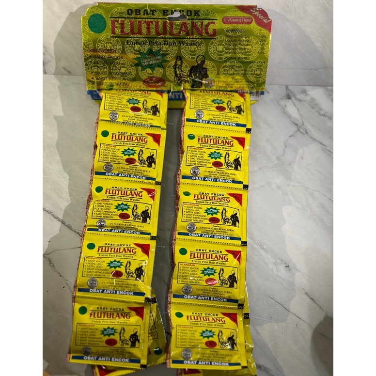 

Terbatas Flu tulang kapsul isi 2 sachet