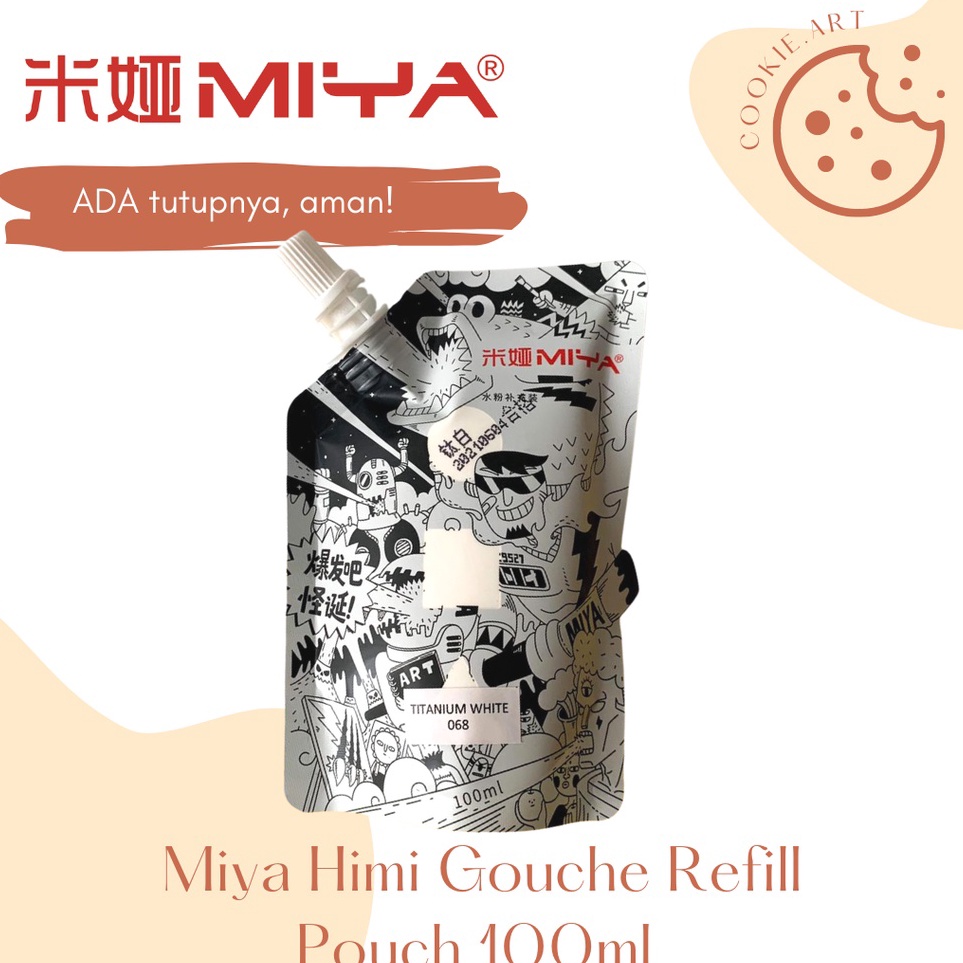 

Super Untung Miya Himi Gouache Paint CC Refill 1ML Bag