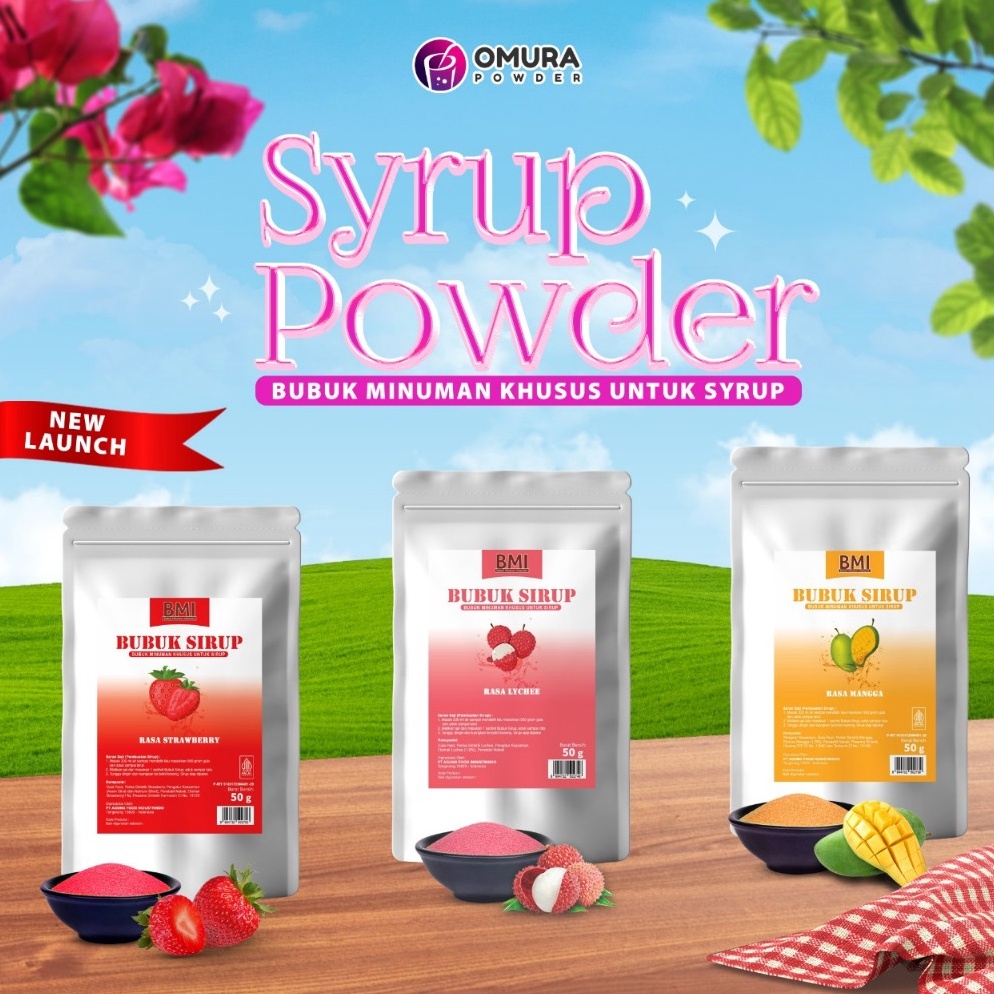 

Cepaat SYRUP POWDER SERIES Bubuk Sirup Premium Powder Syrup Powder Aneka Rasa Serbuk Minuman Sirup Powder Drink 5 Gram