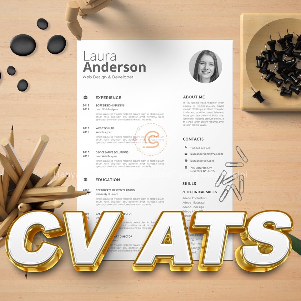 

Hadir Pilihan CV ATS Friendly