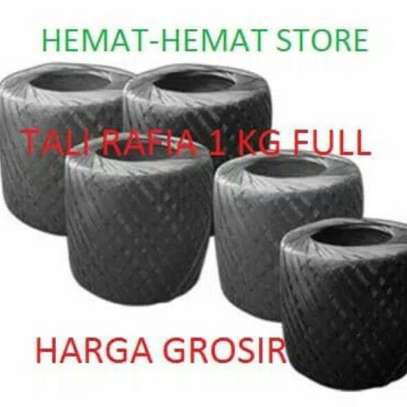 

Super Potongan Tali rafia hitam super 1kg