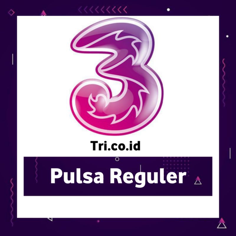 Pulsa Tri 5k Murah / Pulsa Reguler Murah / Pulsa Tri Murah