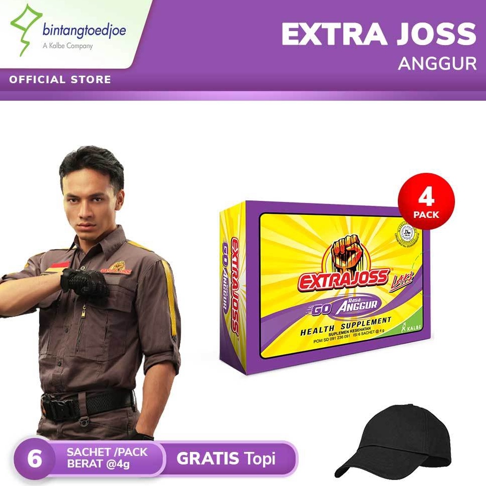 

Super Laris Extra Joss Anggur 4 Pack 24 sachet
