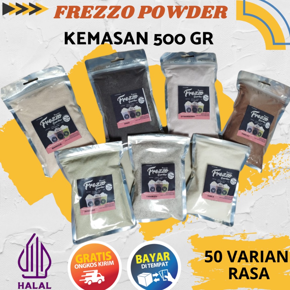 

Pro sale Repack Frezzo Powder Drink 5 gr kemasan 12 Kg 5g Bubuk Minuman Rasa Bubuk Minuman Kekinian Bubuk Cappucino BOBA Jawa Tengah