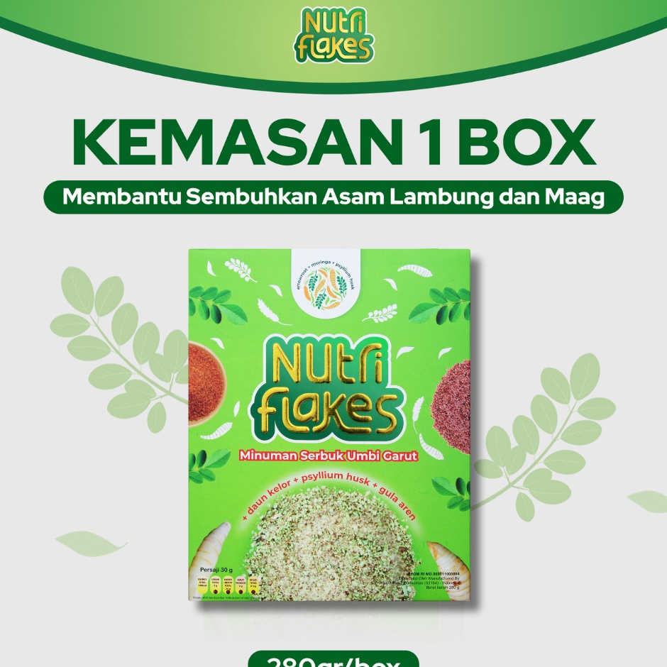 

Super Laris Nutriflakes Sereal Asam Lambung Ampuh Mengatasi Asam Lambung Gerd Maag 1 Box