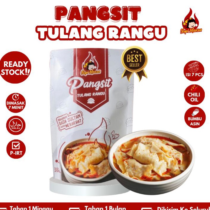 

Dijamin Ori Pangsit Tulang Rangu Nyai Mercon All Varian Produk Nyai Mercon