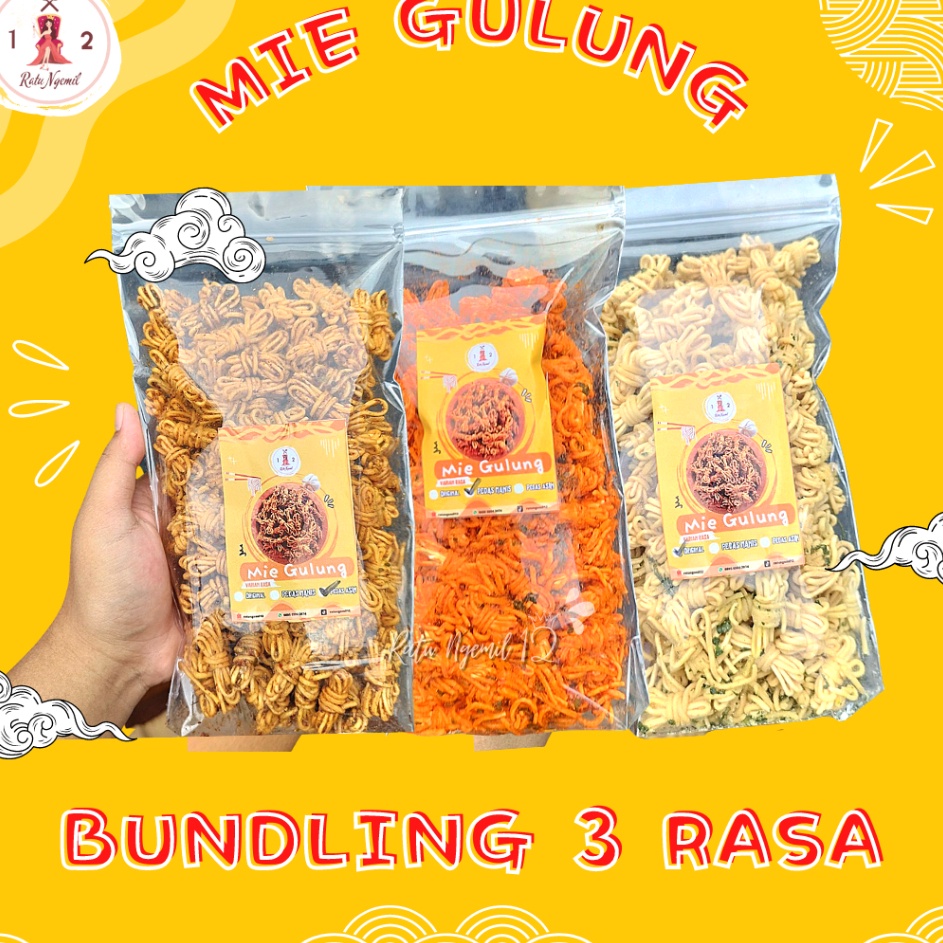 

Promotion BUNDLING SEMUA 3PCS 23GRAM MIE GULUNG CETAR