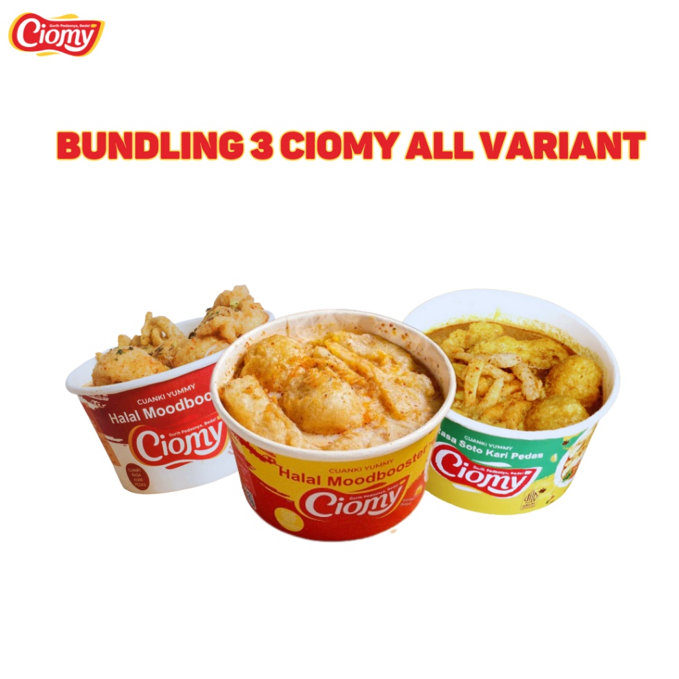 

Produk Terbatas Paket Bundling 3 Cuanki Cheese Soto Kari dan Chicken Spicy