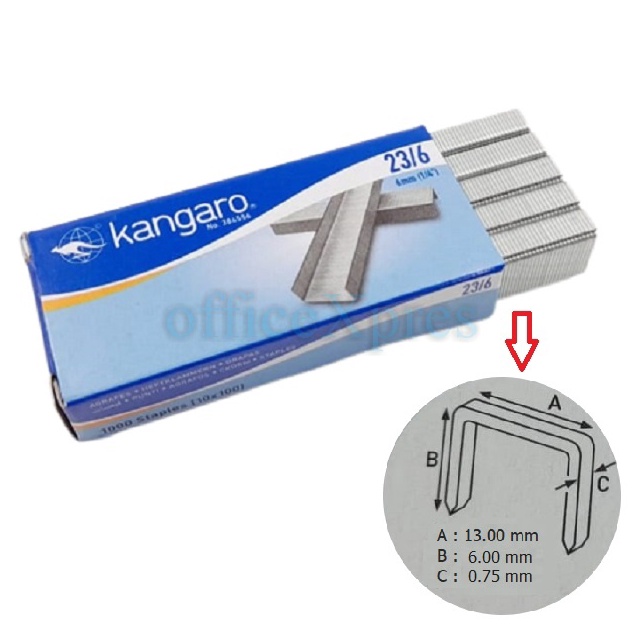 

Hemat Pembelian Isi Staples Isi Stapler Jilid Necis Staples Heavy Duty Stapler Kangaro