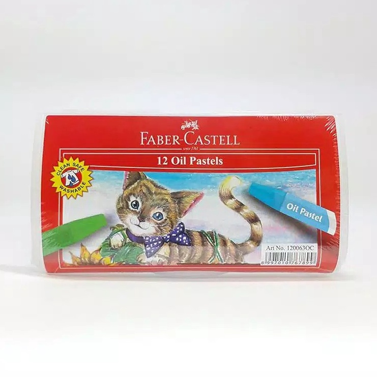 

Sekarang Puas Crayon 12 warna Faber Castell Oil pastell 12 warna Faber Castell