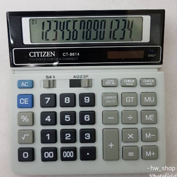 

Diskon sd 6 Kalkulator Citizen CT 8614 14 Digit Besar Kalkulator 14 Digit