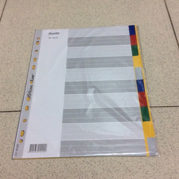 

Harga Laris Divider Pembatas Kertas BANTEX 61