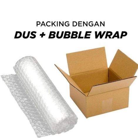 

Kejar Harga PACKING EXTRA TAMBAHAN BUBBLEWRAP KARDUS ATAU BUBBLEWRAP KARDUS