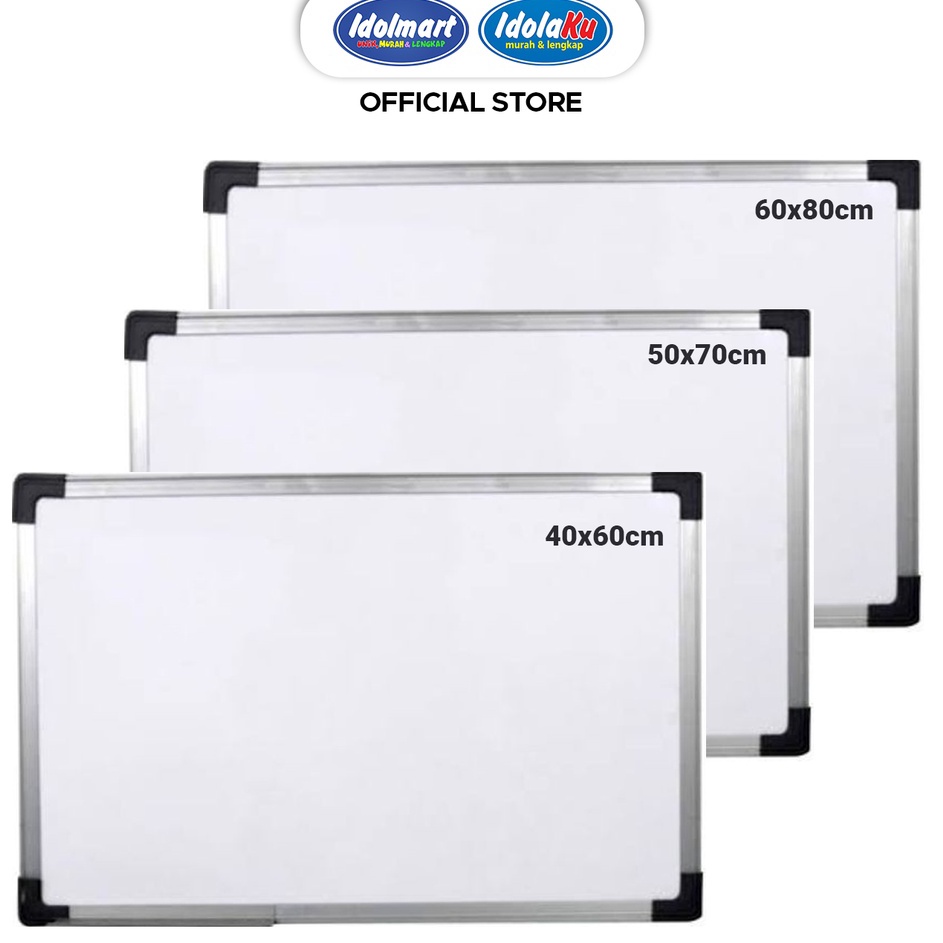 

Get Buy IDOLMART Whiteboard Papan Tulis Putih Murah
