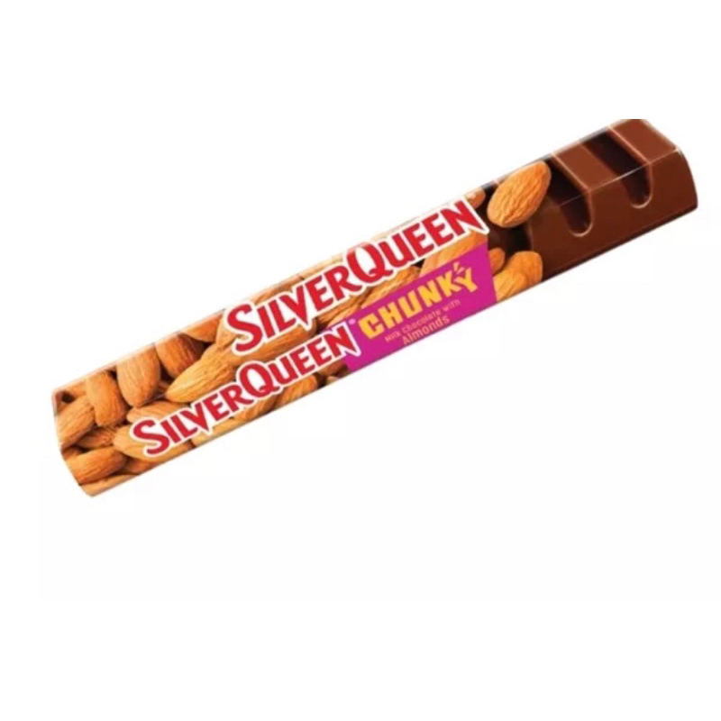 

silverqueen chunky bar almond 95gr sale murah promo