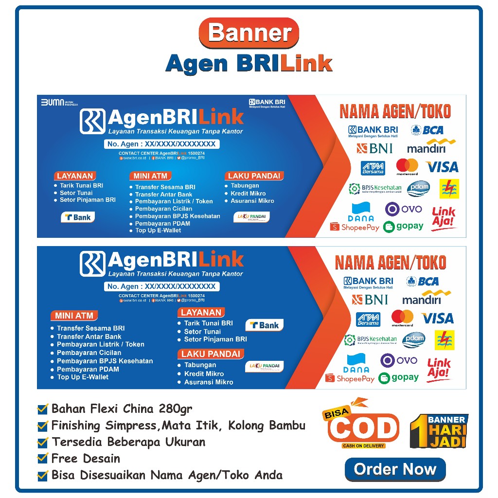 Banner BRILink Banner Agen BRILink