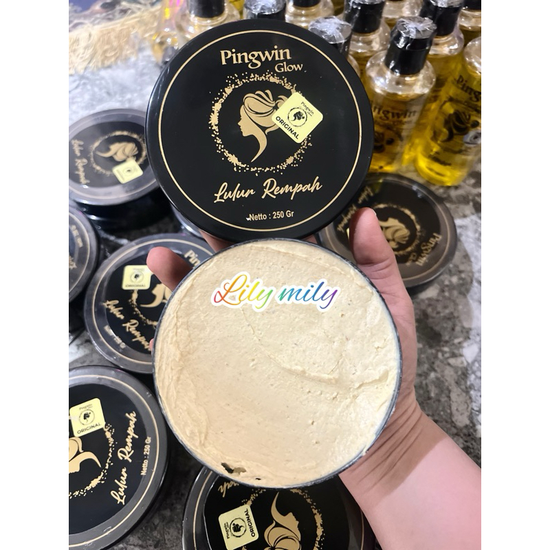 lulur rempah pinguin glow