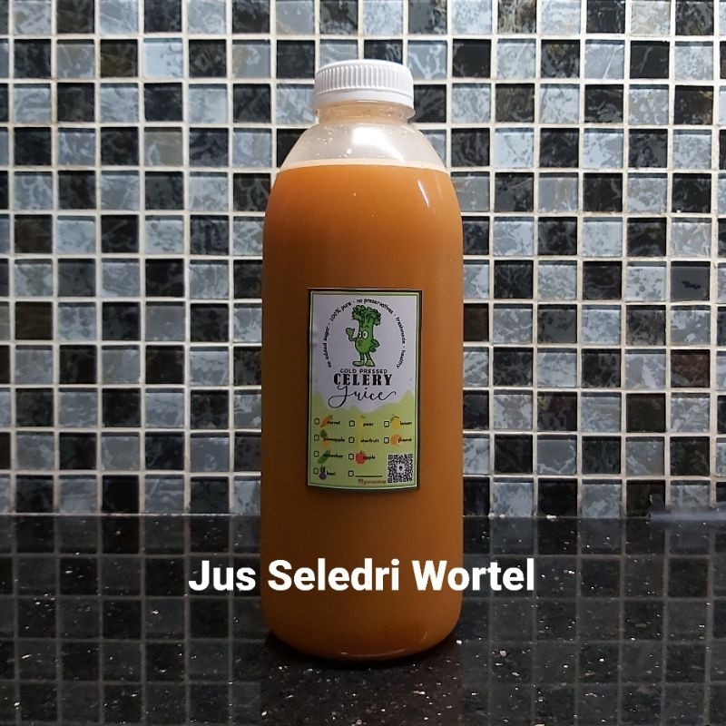 

Jus Seledri Wortel / Celery Carrot Juice pure COLD PRESSED