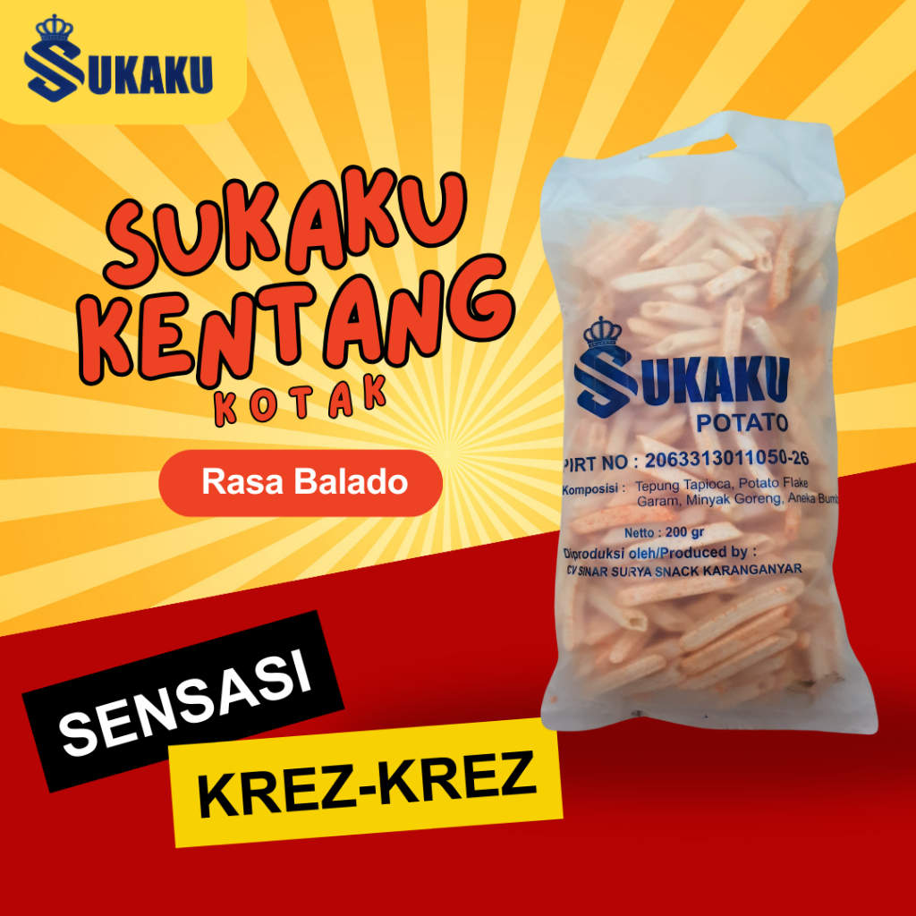 

Sukaku Kentang Kotak - Rasakan Sensasi Krez-krez