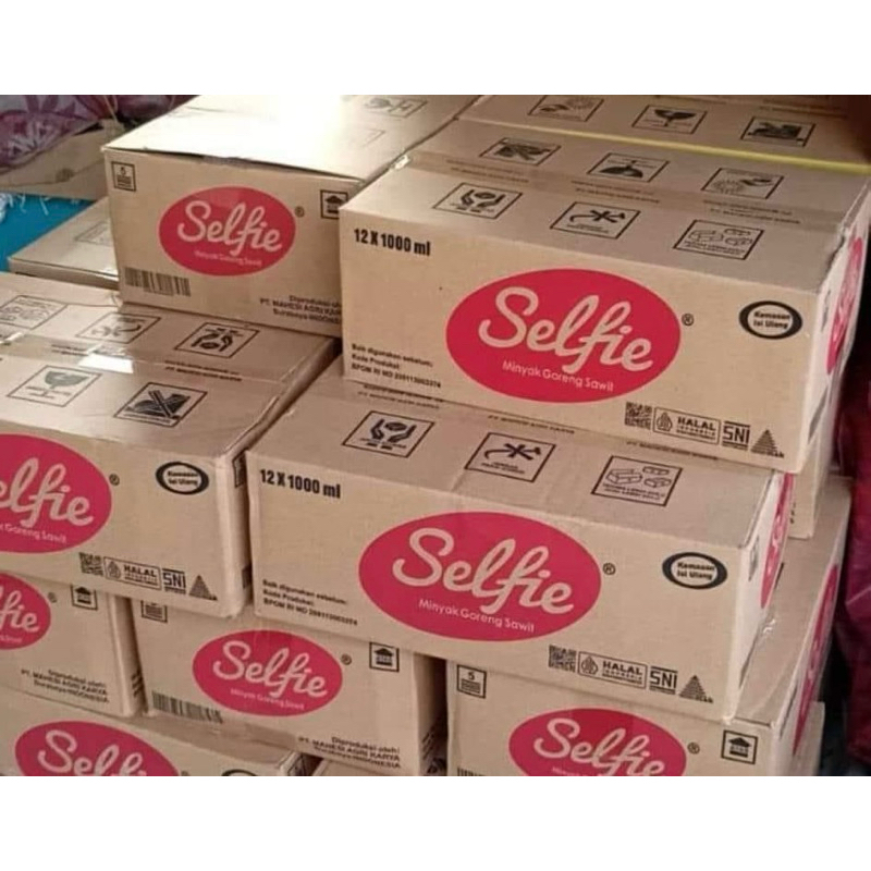 

Minyak goreng selfie 1 dus isi 12 pcs