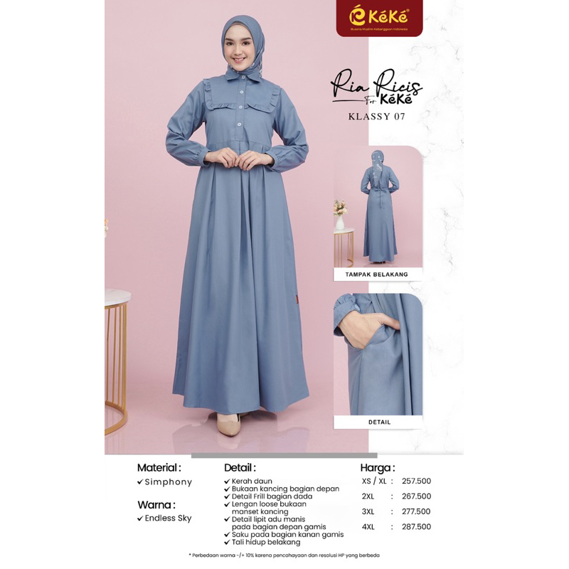 Gamis Keke Ria Ricis Klassy 07