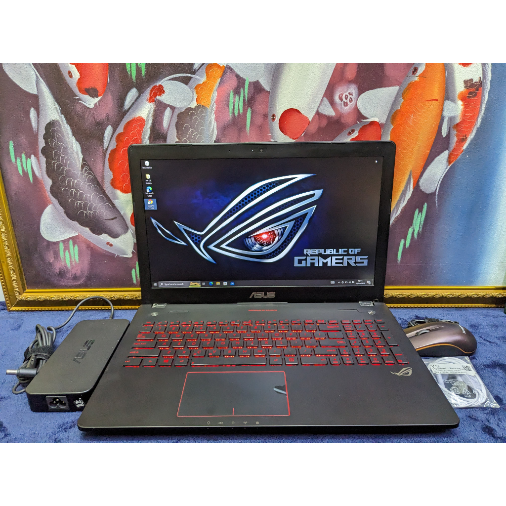 Laptop Gaming Asus ROG G56JK Core i7 4710HQ Nvidia GTX 850M 4GB Slim Mulus