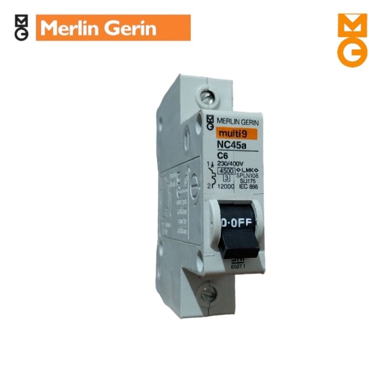 Mcb merlin gerin NC45a 40a/16a/10a/6a original