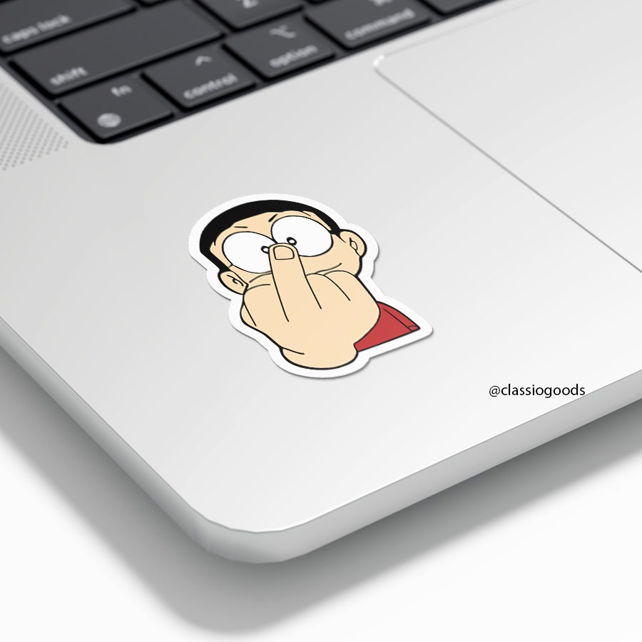 

Sticker Tempel "Nobita Middle Finger
