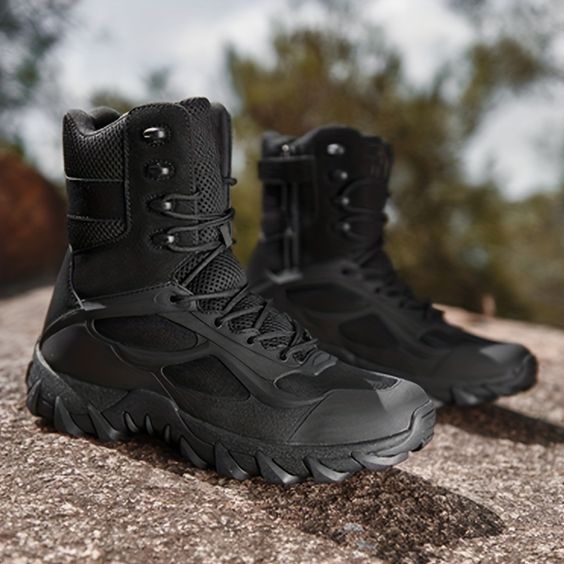 Sepatu Boots Pria  PDL PDH TNI POLRI Tactical Military Gurun Combet High Low Best Quality Kerja Lapa