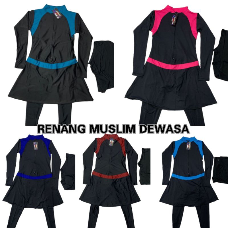 Baju Renang Muslim Dewasa /Renang Muslim Murah/Renang Muslim Dewasa