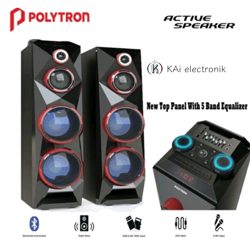 sepaker aktif polytron PAS8C28