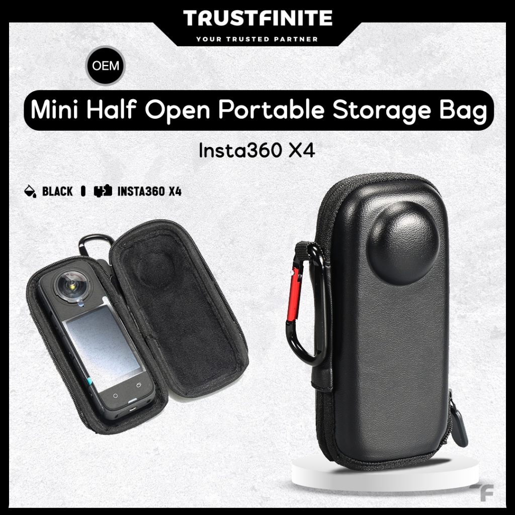 Mini Storage Case Insta360 X5 / X4 / Tas Mini Insta 360 X4 Carry Case Insta360 One X4 / X5