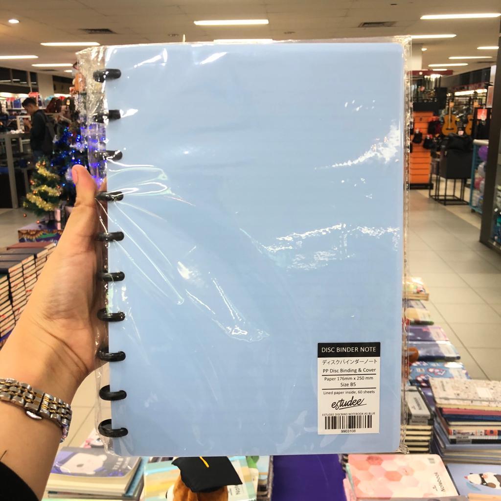 

(Original) Gramedia Pekaanbaru - Estudee Discbind Notebook B5 Blue