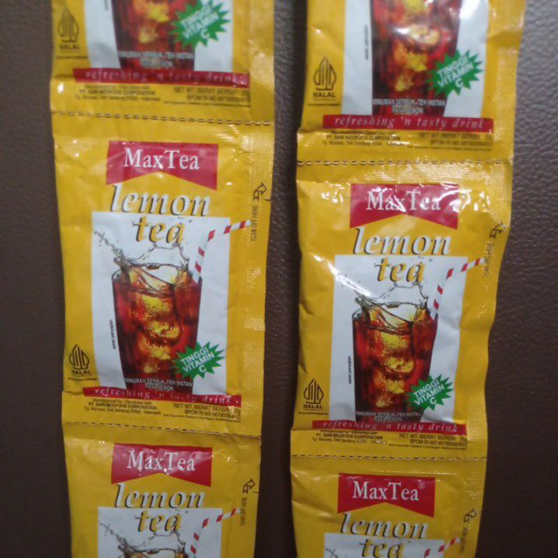 

Lemon Tea MaxTea isi 10 sachet