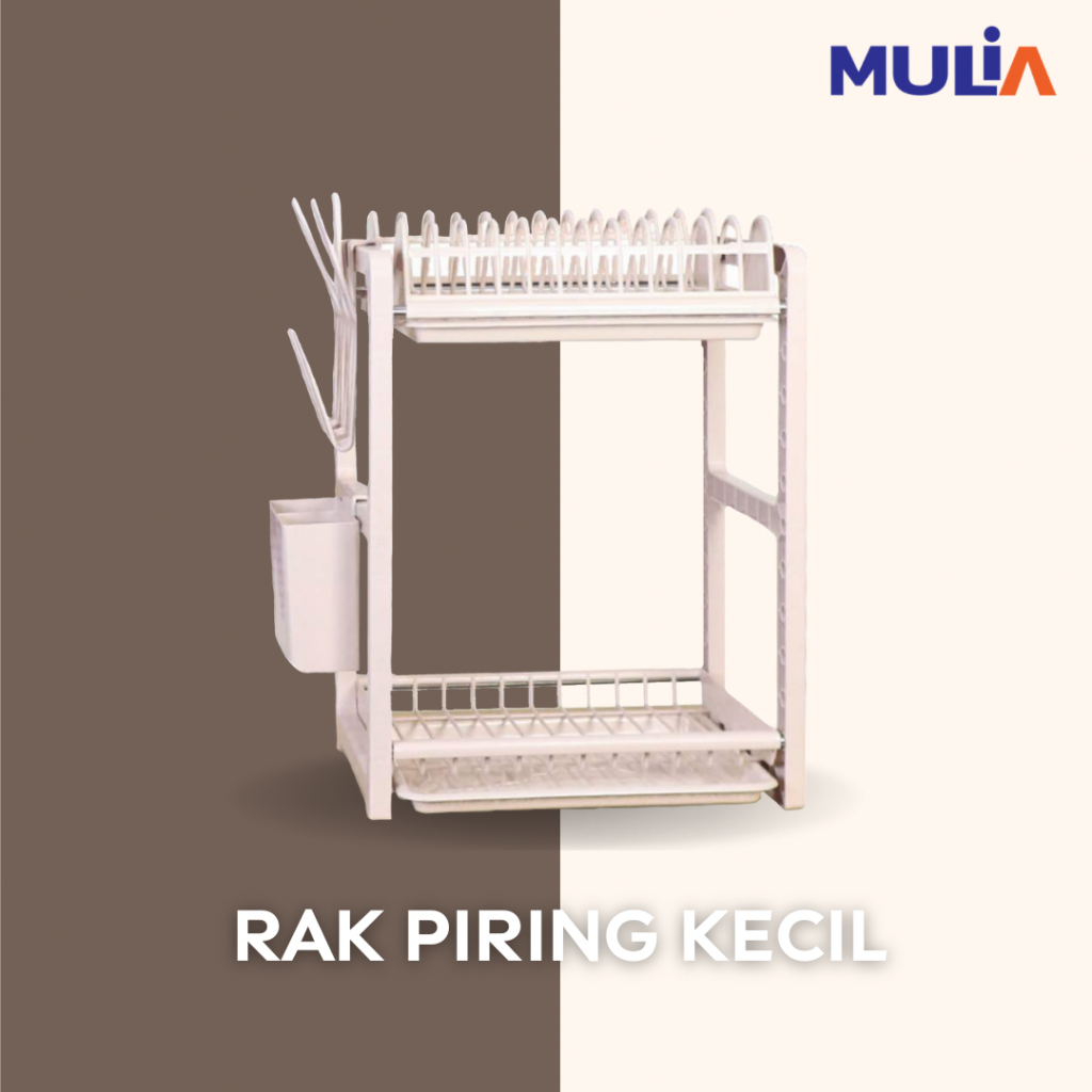 Rak Piring Plastik 2 susun Fawsline / Rak piring wastafel