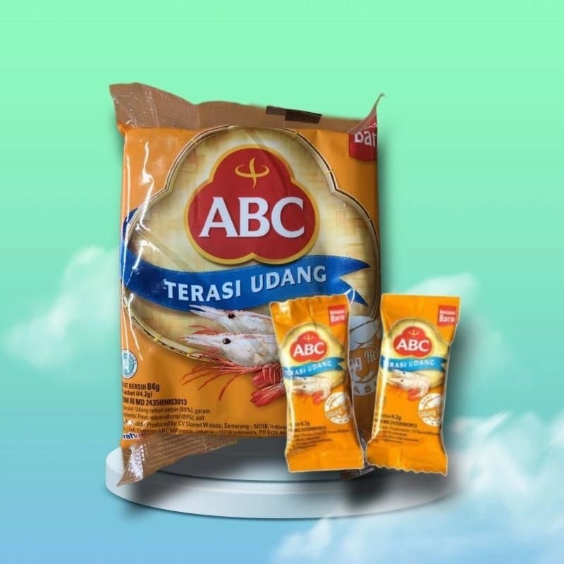 

TERASI UDANG ABC 1 PAK 20 PCS