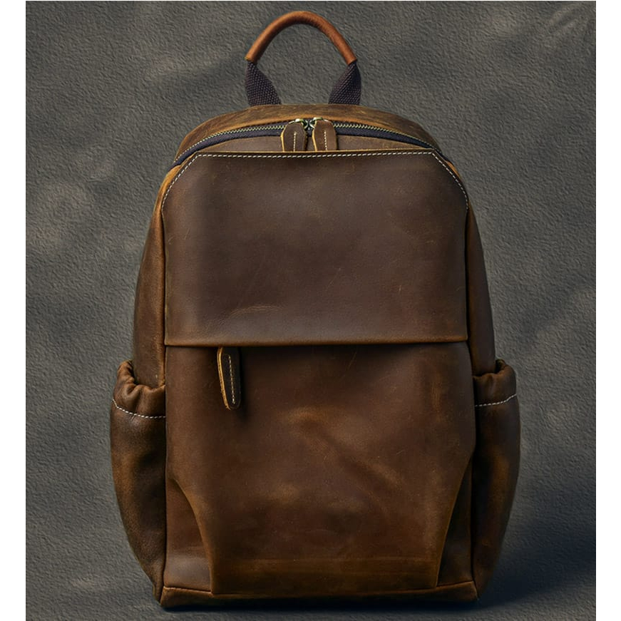 Tas Ransel Selempang Dada Tunggal Tas Ransel Laptop Kulit Asli Garut