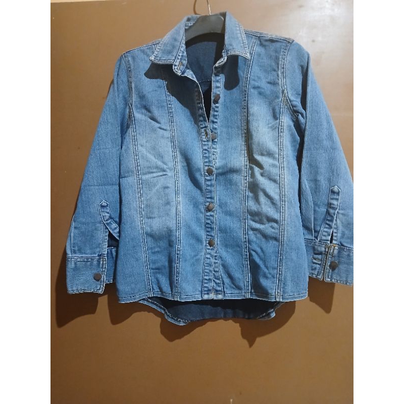kemeja//jeans//dust//likenew//lenganpanjang