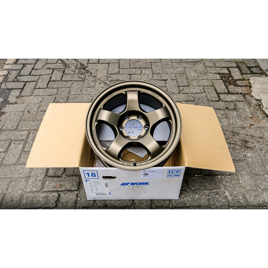 Work Meister S1 3P R18 x 9 ET +18 PCD 6x139 Fit On Fortuner VRZ, All New Pajero Sport