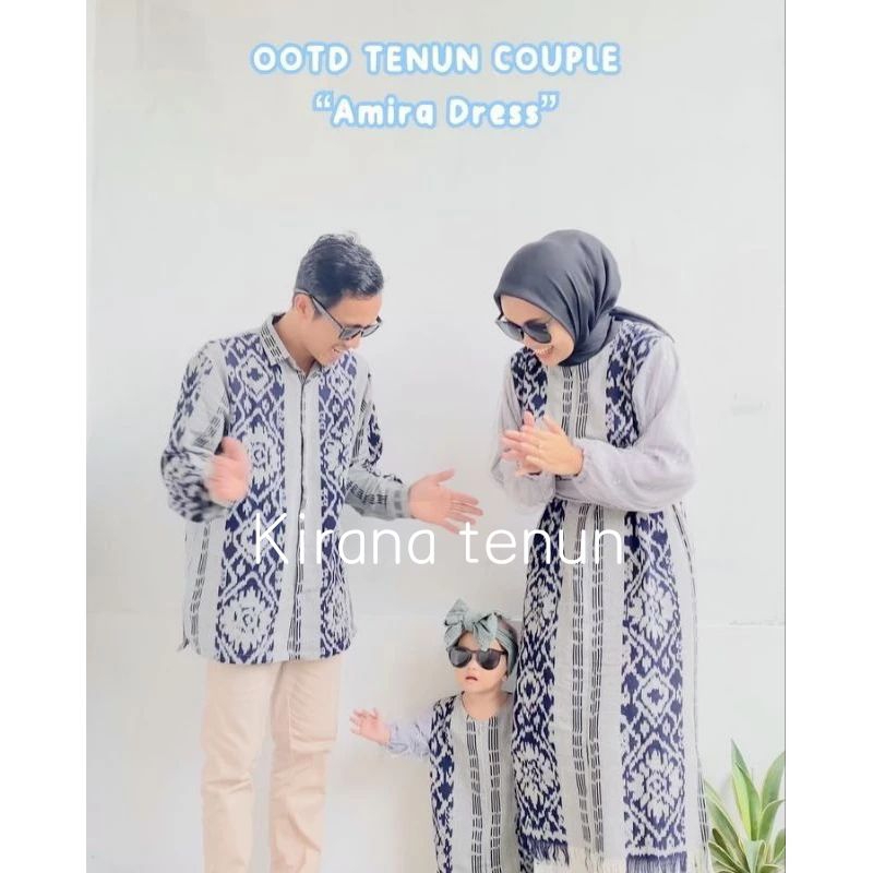 SET COUPLE TENUN AMIRA,OUTFIT COUPLE TENUN,DRESS TENUN,DRESS KONDANGAN,DRESS LEBARAN,DRESS PESTA,DRE