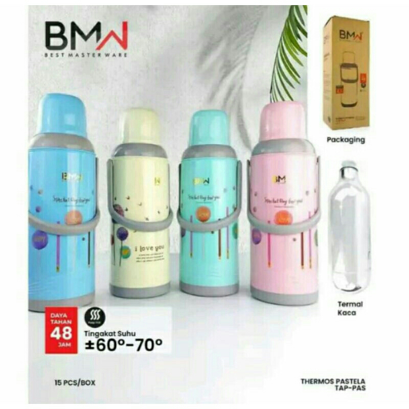 Termos Air Panas 2 Liter Tahan 48 Jam Termos Motif Warna Thermos Jug Termos Motif
