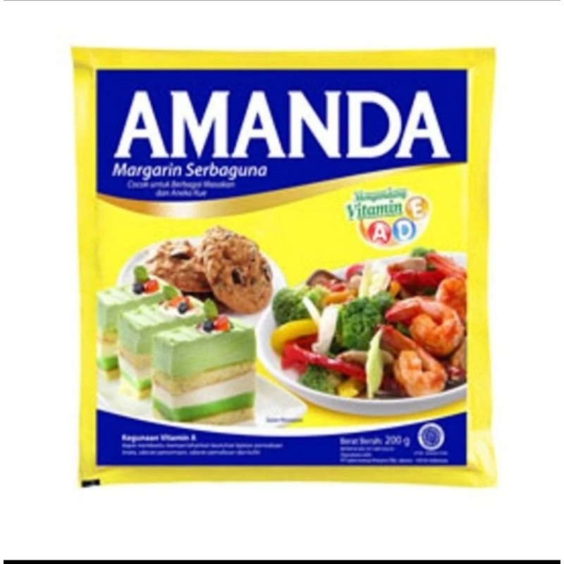 

[TERMURAH]AMANDA MARGARIN SERBAGUNA 200g