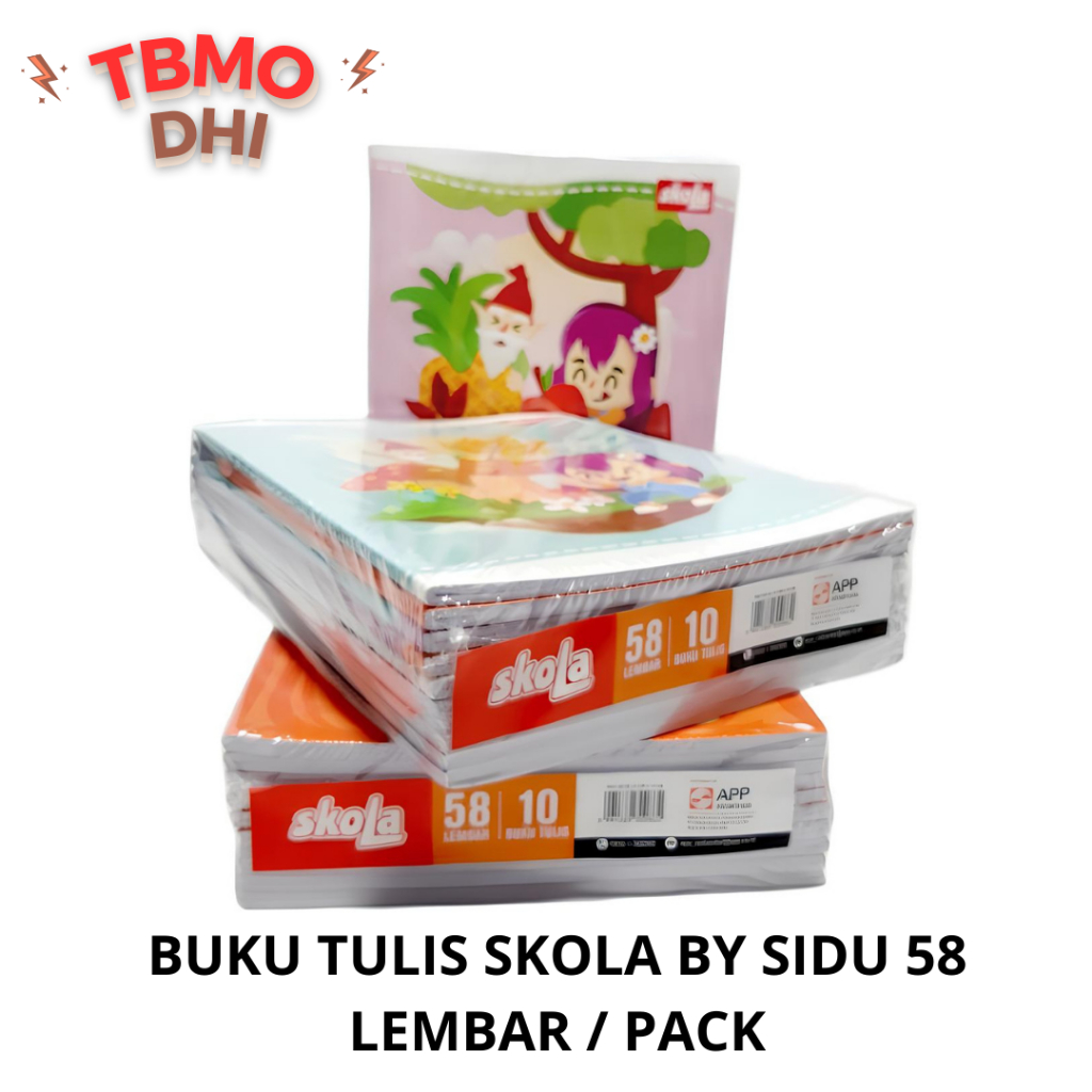 

BUKU TULIS SKOLA BY SIDU 58 LEMBAR (PAK)