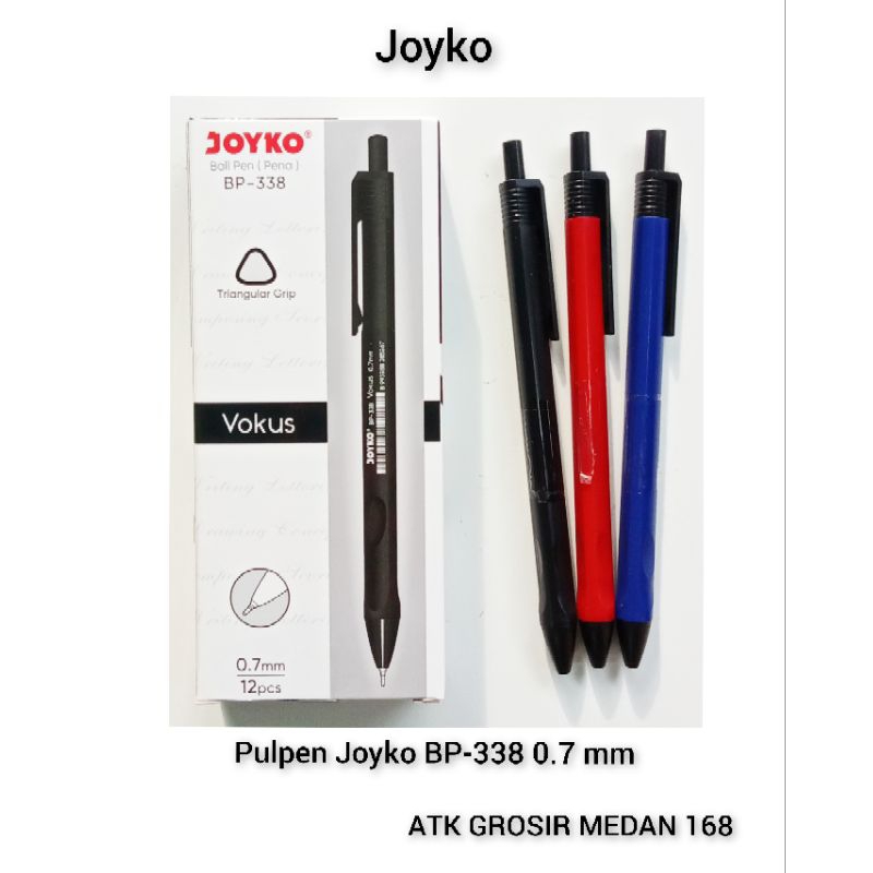 

Pulpen Cetek Joyko BP-338 0.7 mm / lusin ( 12 pcs )