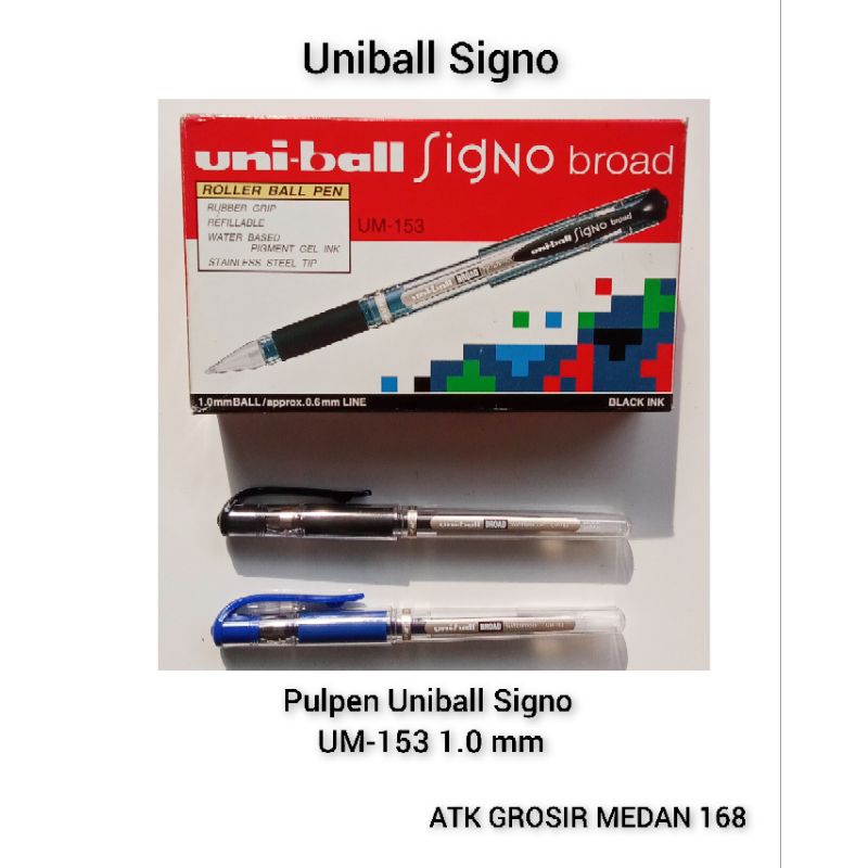 

Pulpen Cair / Gell Uniball Signo UM-153 1.0 mm / lusin ( 12 pcs )