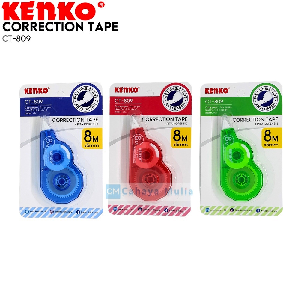 

CORRECTION TAPE / TIP EX / CP TAPE Kenko CT-809