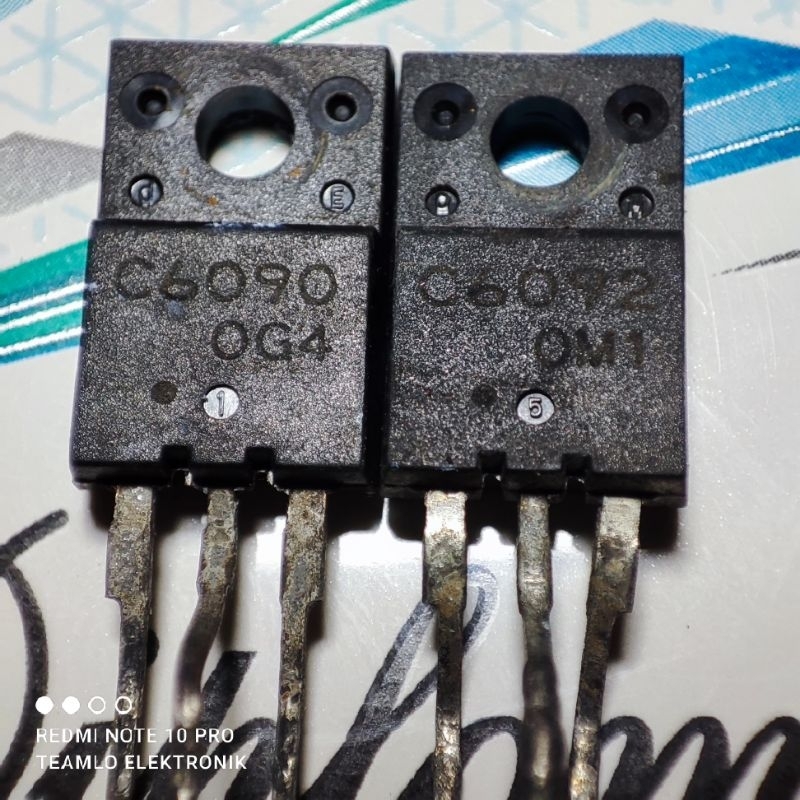TRANSISTOR HORISONTAL CABUTAN C6090/C6092,TT2140,TT2190,TT2222,TT2170,TT2138,D5024,C6093,MD1803DFH J