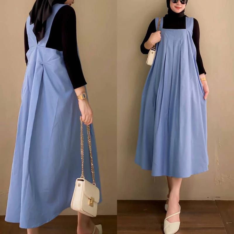 AFI - EC (-PREMIUM AIR FLOW CRINCLE-) Overall Alula CRINCLE/ DRESS KOREA
