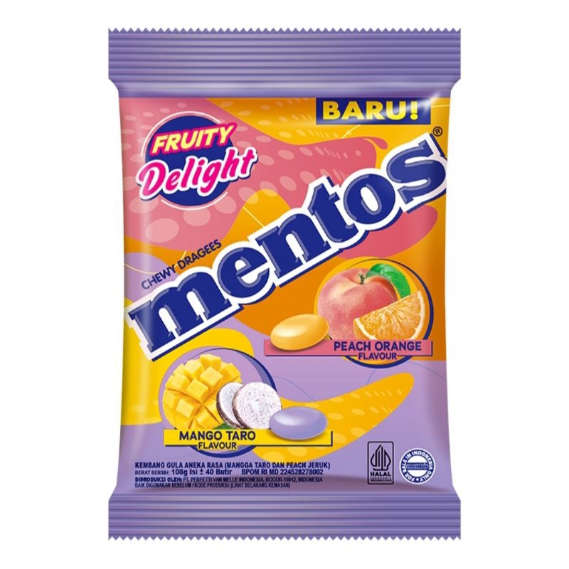 

Mentos Fruity Delight 108 gr