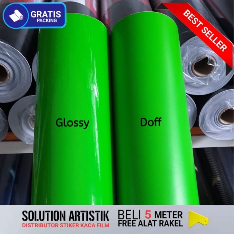 Scotlite Sticker Motor , Mobil Warna Hijau